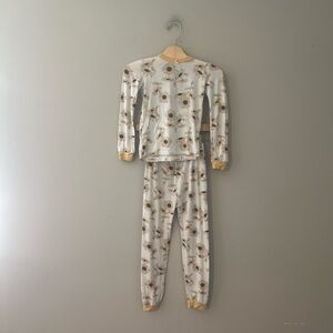 ADD ON FOR $12 Milkberry Sunflower Pajamas 4T Jamie Kay H&M Zara‎